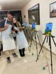 סדנת ציור קבוצתית בשלבים בבית הצייר