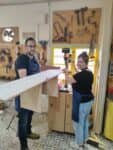 סדנת נגרות זוגית עם ליפט נגרות אקולוגית