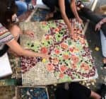 סדנת פסיפס בשימוש בזכוכית וקרמיקה