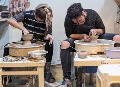 סדנת קרמיקה זוגית פרטית