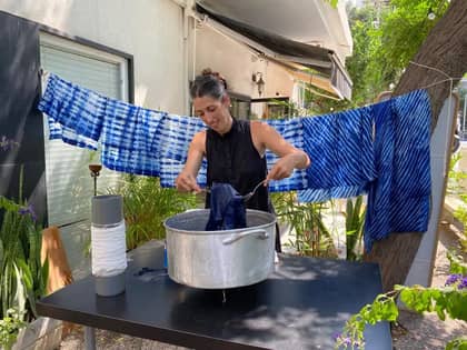 סדנת שיבורי – צביעת בדים יפנית