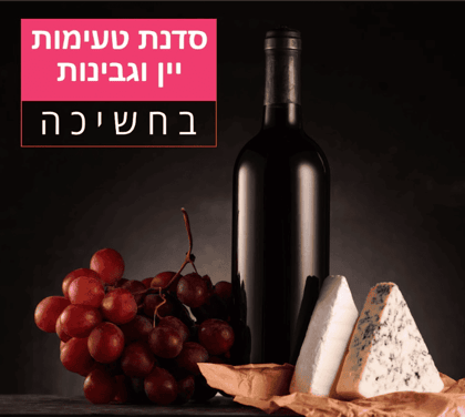 סדנת טעימות יין וגבינות בחשיכה
