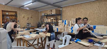מנגרים מהלב – התפתחות צוות באמצעות עבודה בעץ – לקבוצות פרטיות בתיאום מראש