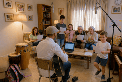 סדנת יצירת שיר: כותבים, מקליטים ומצלמים קליפ מקורי אצלכם בסלון