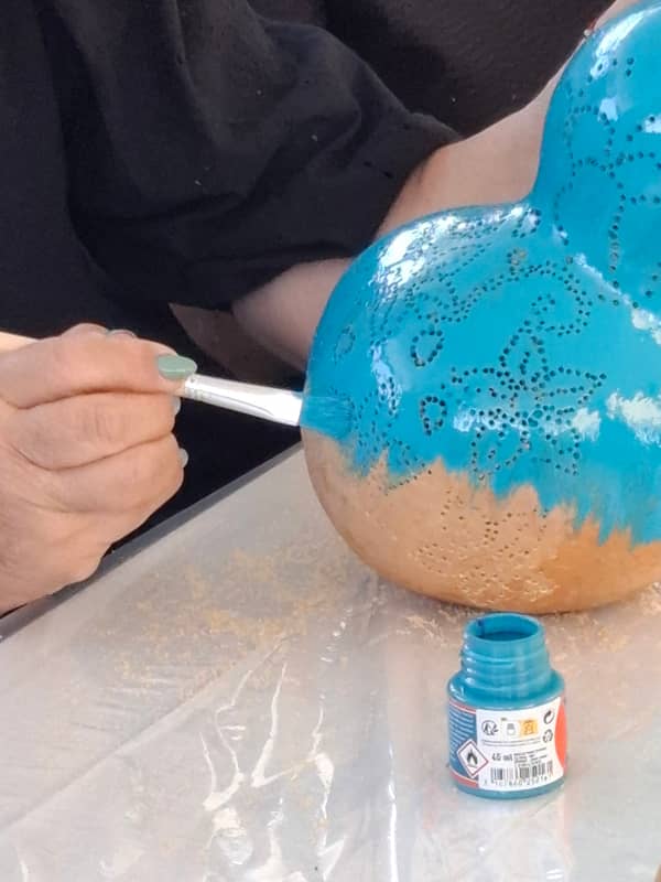יצירת גופי תאורה מדלעות נוי