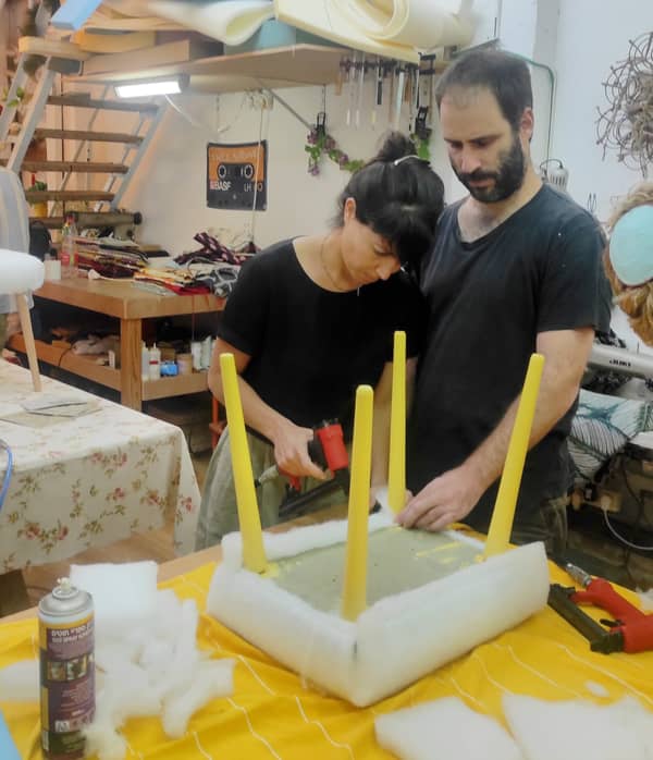 סדנת ריפוד – פיפטיז שיק