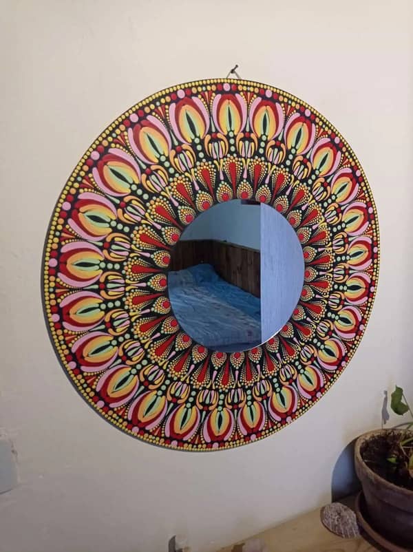 להתעגל ליופי: סדנה משגעת להכנת מראה-מנדלה בשיטת הנקודות(2 מפגשים)