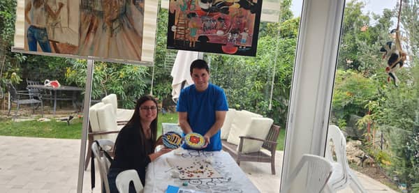 סדנת פסיפס באווירה פסטורלית