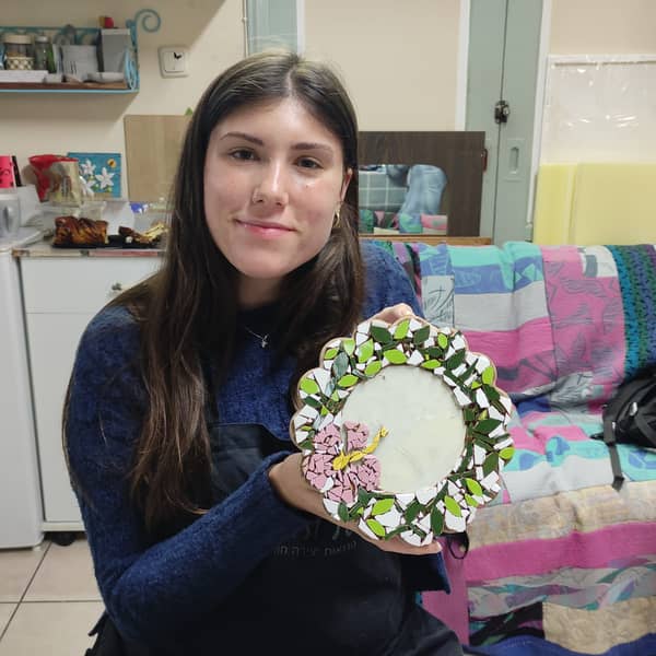 סדנת פסיפס באווירה רגועה וביחס אישי