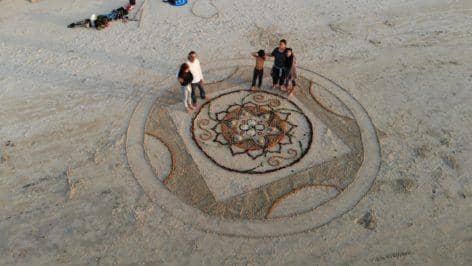 מנדלות חוף בחדרה ** בואו לחווית ציור ייחודית מול הנוף הכי מדהים בטבע!!