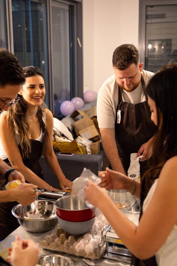 סדנה וארוחה – פסטה טרייה עם שף דניאל רגבי | כשר חלבי