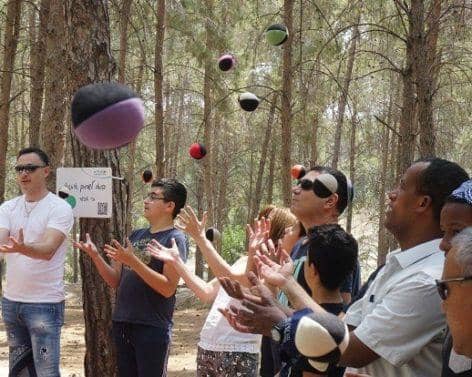 סדנאת ג’אגלינג הורים וילדים