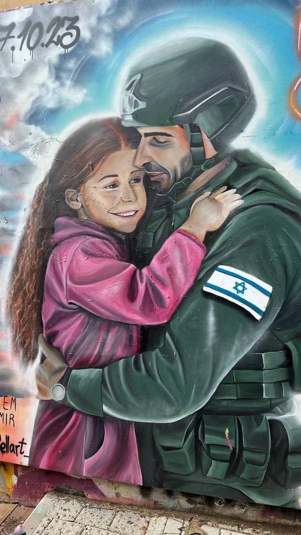 פלורנטין (וסביבתה): אומנות רחוב וגרפיטי בצל "חרבות ברזל"