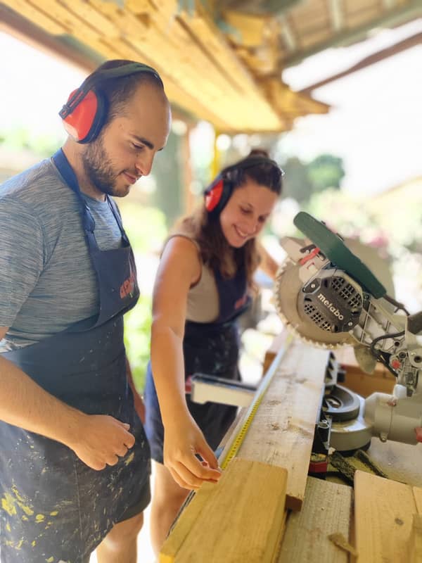 סדנת נגרות זוגית עם ליפט נגרות אקולוגית