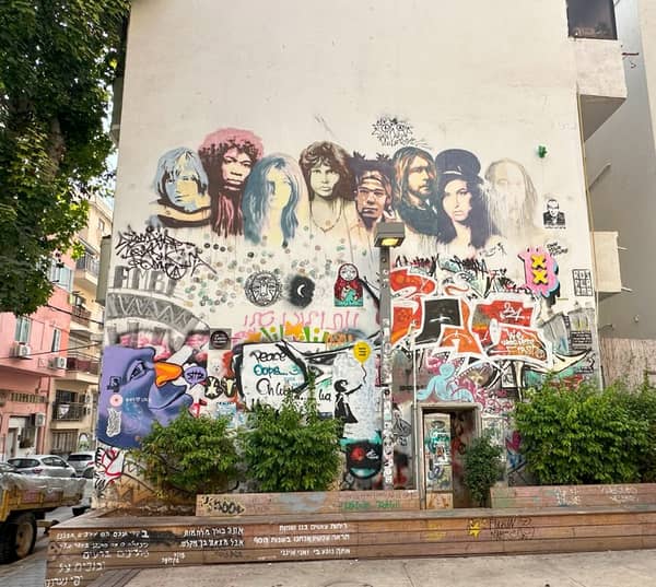 פלורנטין (וסביבתה): אומנות רחוב וגרפיטי בצל "חרבות ברזל"