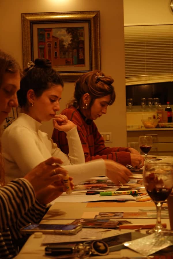 מרחב יצירה – כתיבה ועבודה עם קולאז'ים