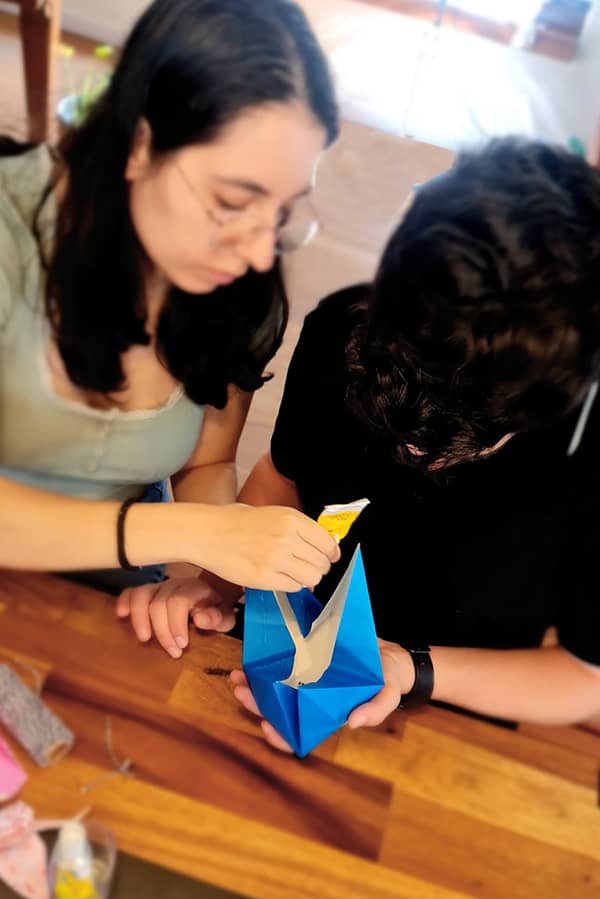 סדנת אוריגמי זוגית