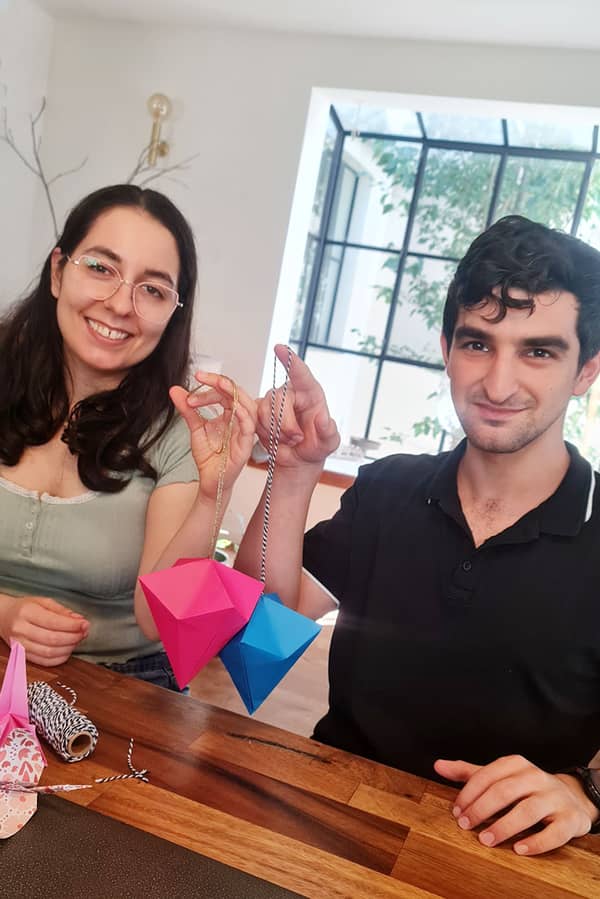 סדנת אוריגמי זוגית