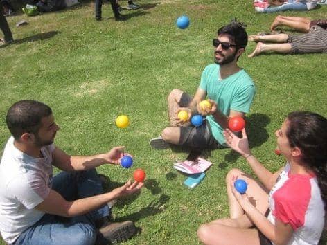 סדנאת ג’אגלינג הורים וילדים