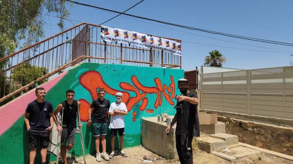 סדנת גרפיטי וציורי קירות
