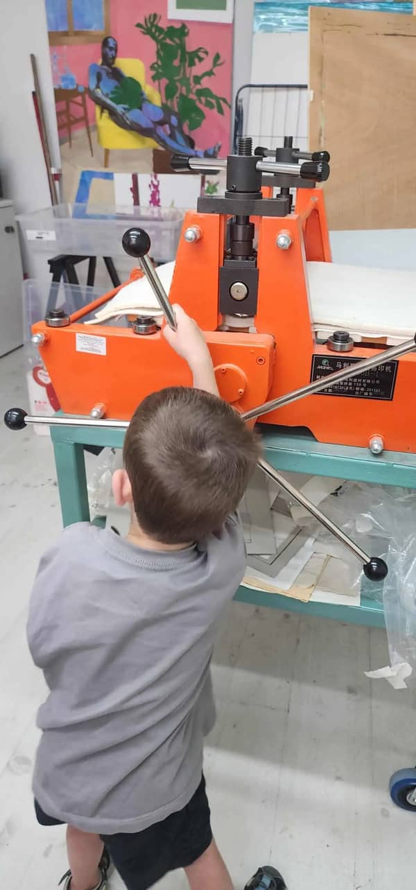 סדנת הדפס הורה וילד!