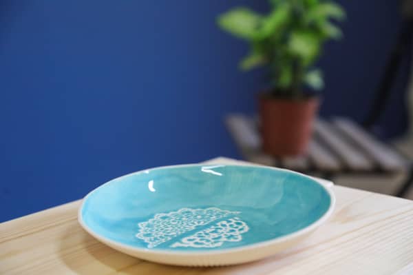 סדנה פרטית לצביעת כלי קרמיקה