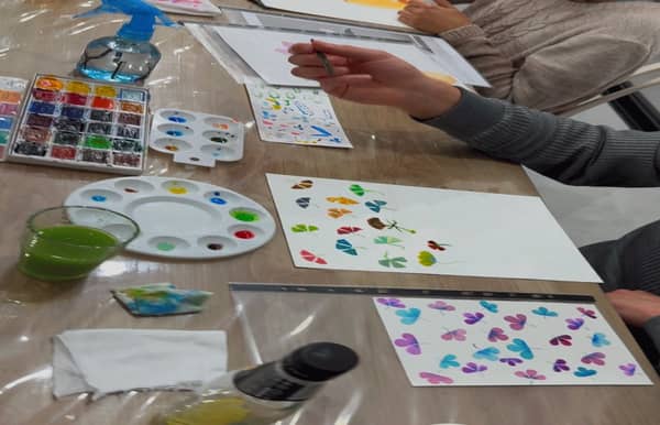 סדנת ציור פרטית בצבעי מים