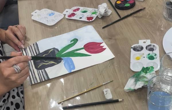 סדנת ציור פרטית בצבעי מים