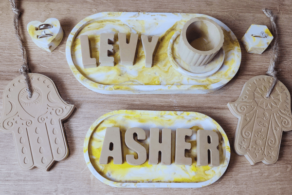 סדנת גבס מעשית: סדנה ליציקת פריטים מעוצבים לבית