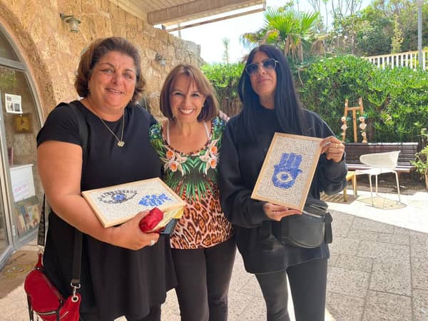 סדנת פסיפס בנמל קיסריה