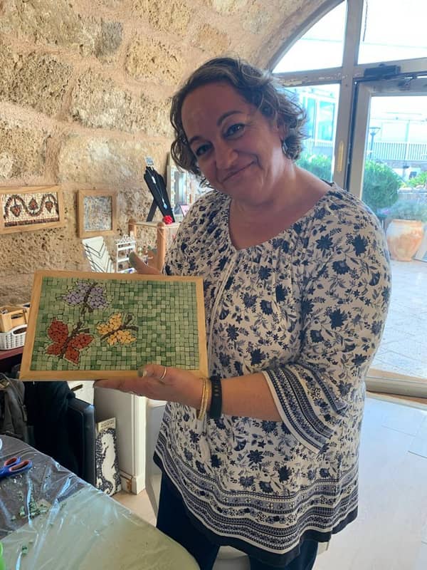 סדנת פסיפס בנמל קיסריה