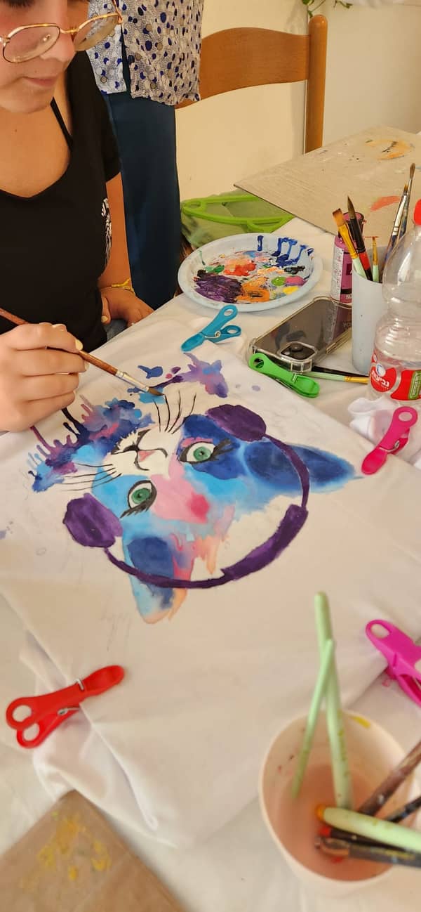 סדנת ציור על בדים ובגדים