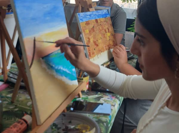 סדנת ציור עם טקסטורה פרטית