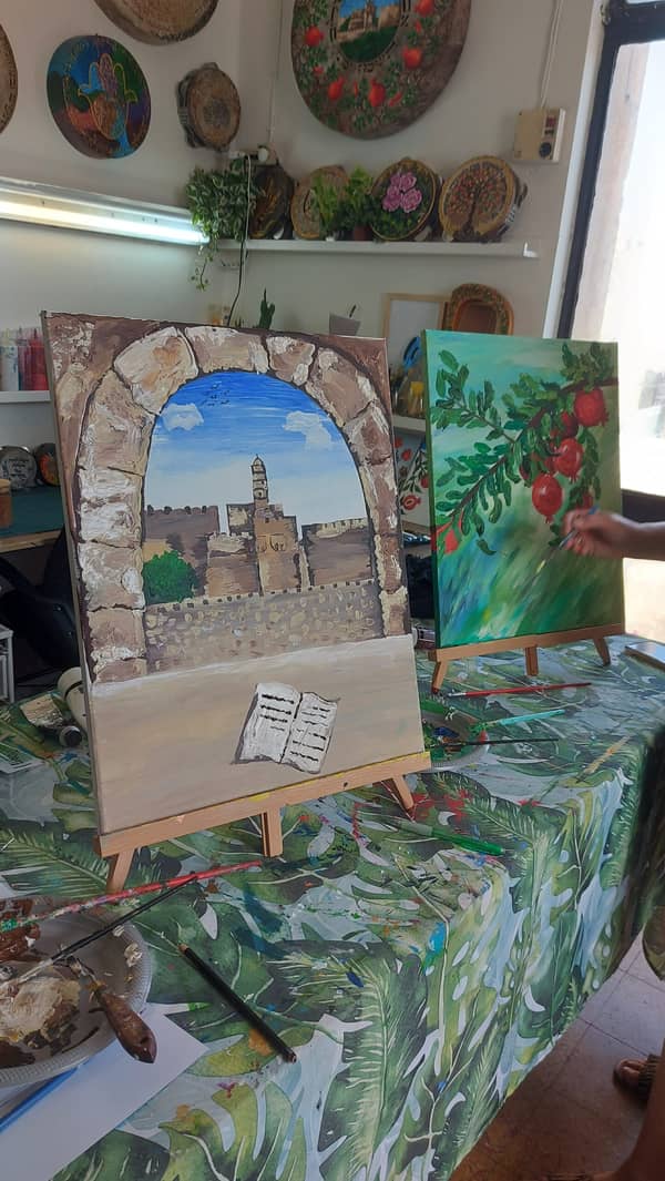 סדנת ציור עם טקסטורה פרטית