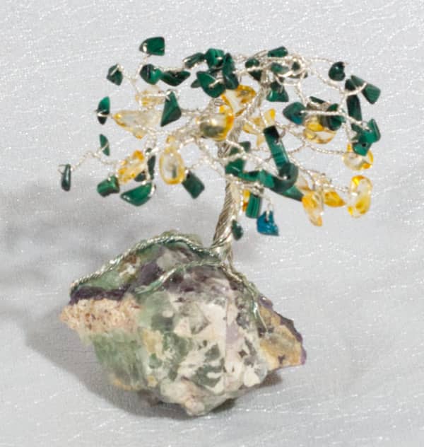 יצירת עץ מיניאטורי מאבני חן 🌟